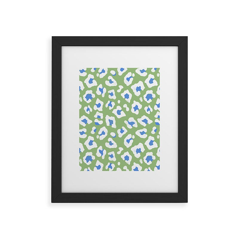 Avenie BR Cheetah Print Framed Art Print