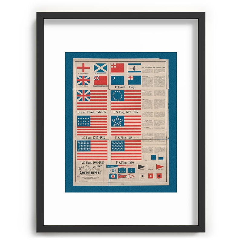 DENY Designs Goff s Evolution of the American Flag Recessed Framing Rectangle