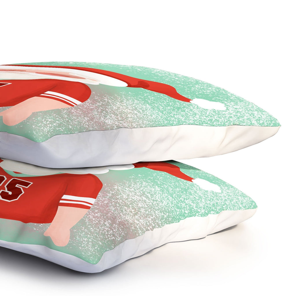 Design by Spark Sporty Football Santa Pillow Shams