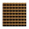 Design by Spark Black Gold Tree Tree Gingham Wood Wall Mural
