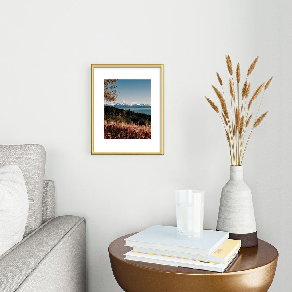 Hannah Kemp Homer Metal Framed Art Print