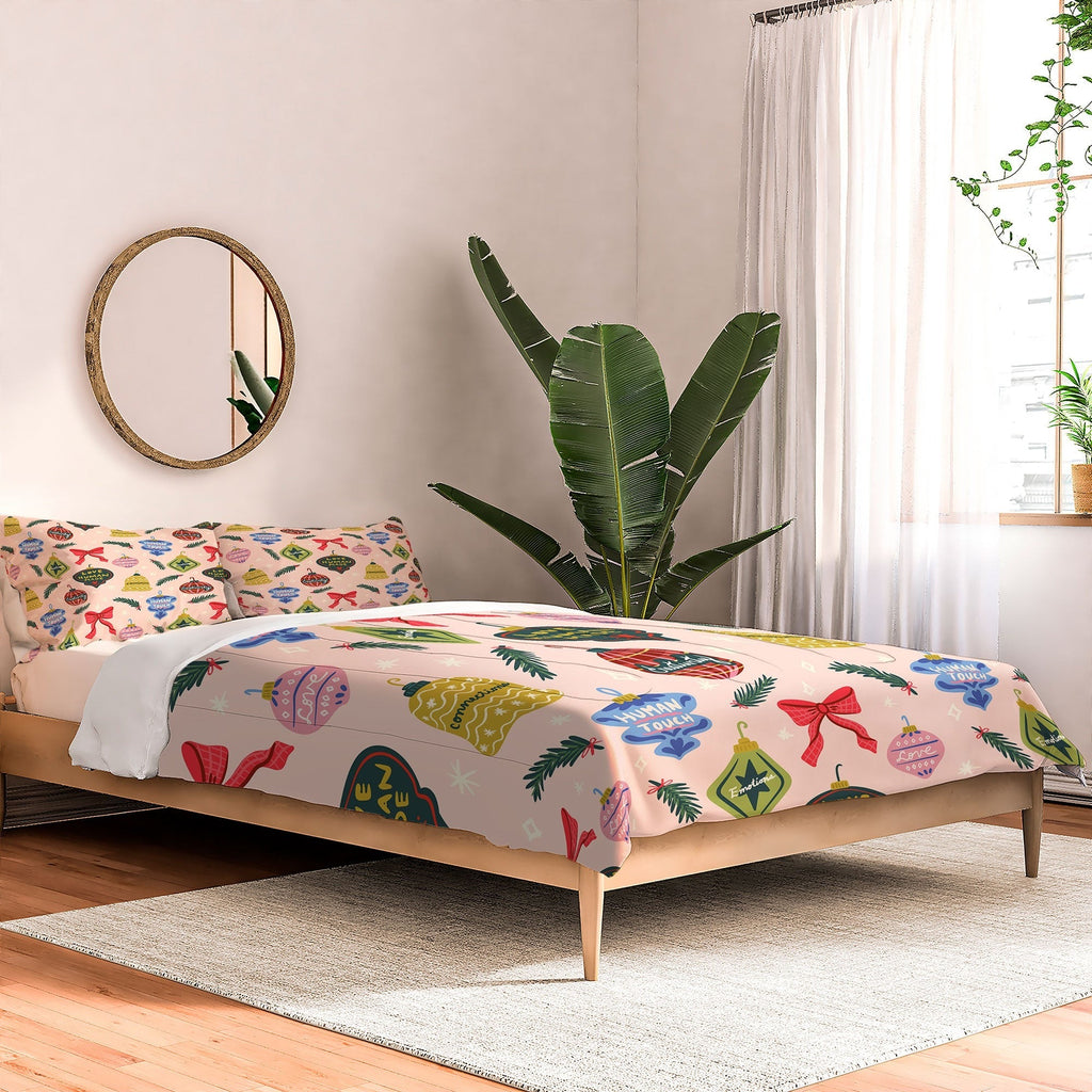 Design by Spark Love Human Made Christmas Ornaments Comforter