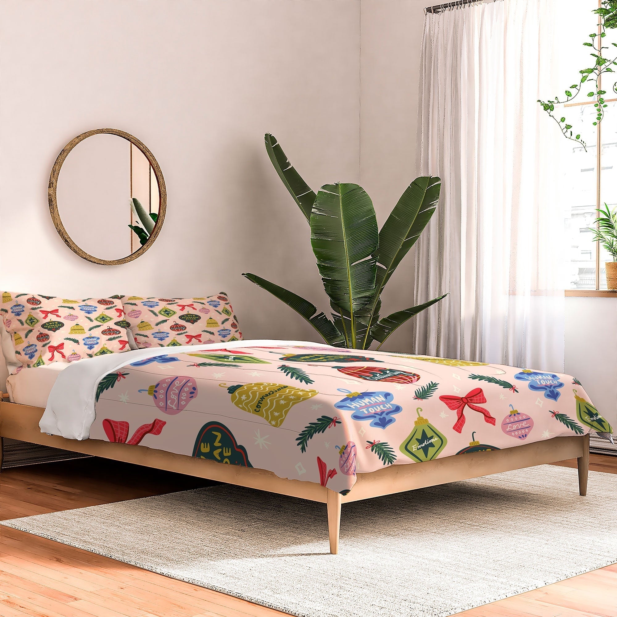 Design by Spark Love Human Made Christmas Ornaments Comforter