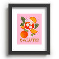 Jessica Molina Orange Spritz Recessed Framing Rectangle