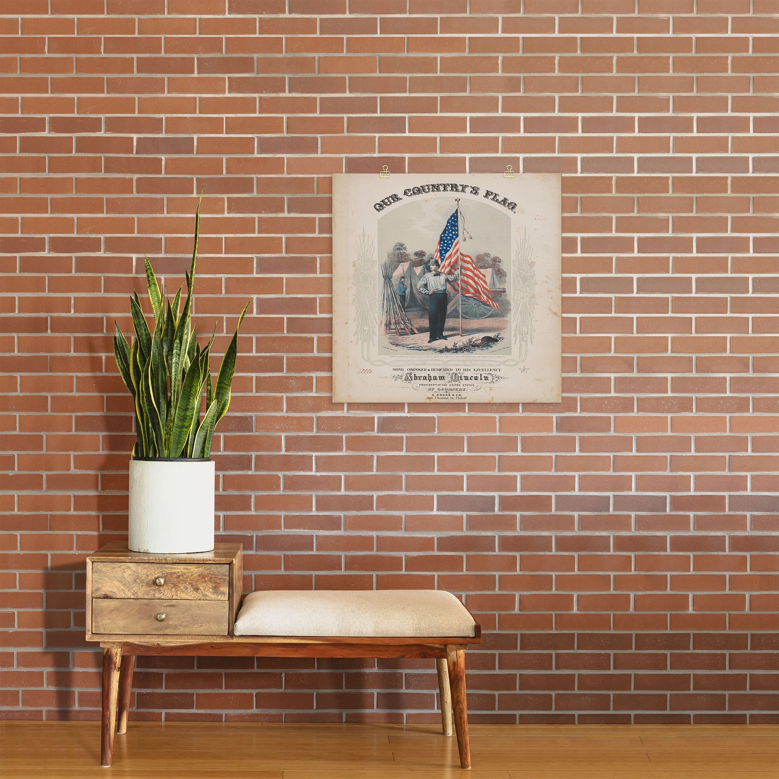 DENY Designs Our Country s Flag Art Print