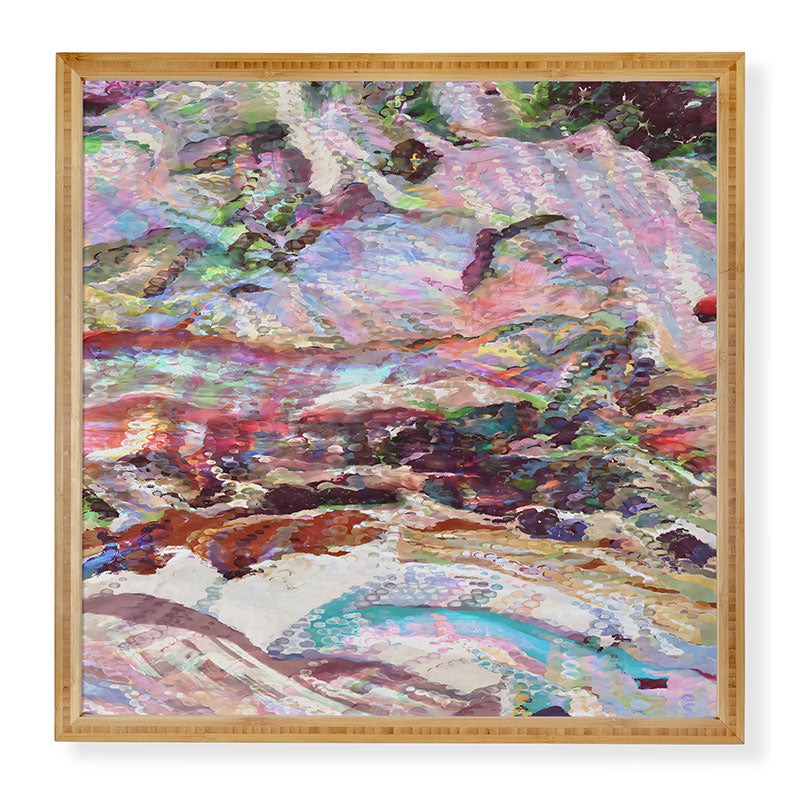 83 Oranges Sequin Haze Framed Wall Art