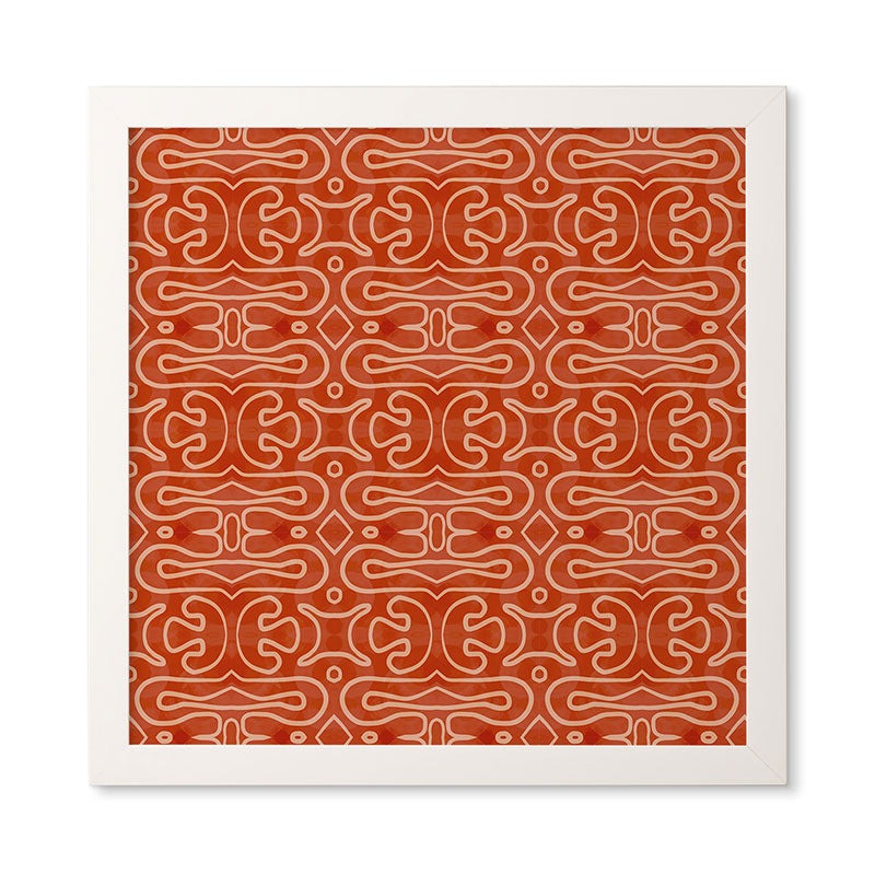 Mirimo Venexiana Burnt Orange Framed Wall Art