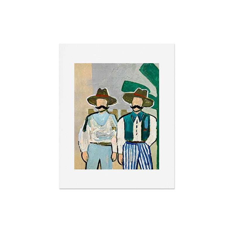 83 Oranges Side By Side Cowboy Edition Art Print