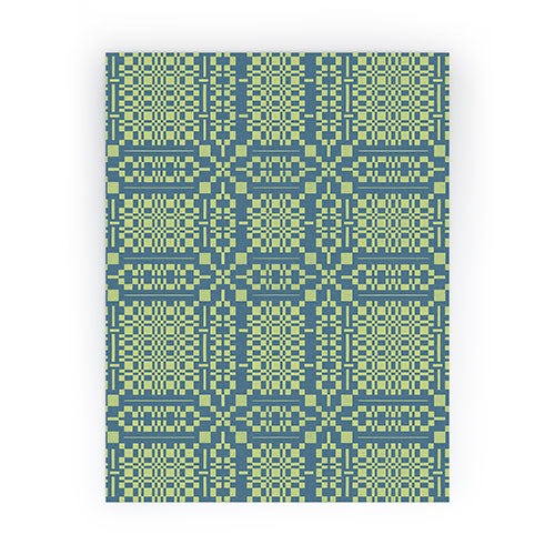 Marta Barragan Camarasa Nostalgic Grid Design Mini Art Print