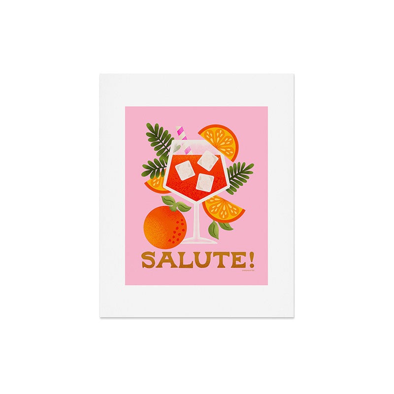 Jessica Molina Orange Spritz Art Print