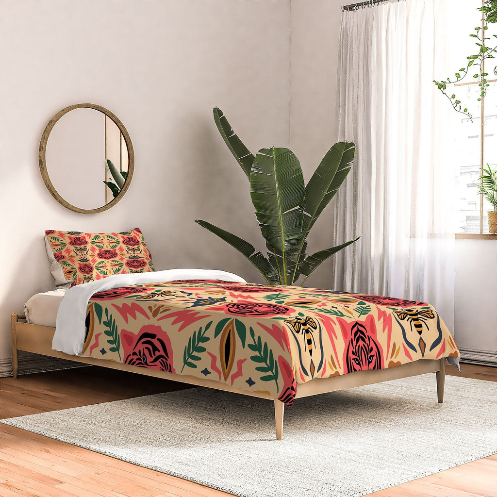 Design by Spark Tigress Queen Bee Comforter