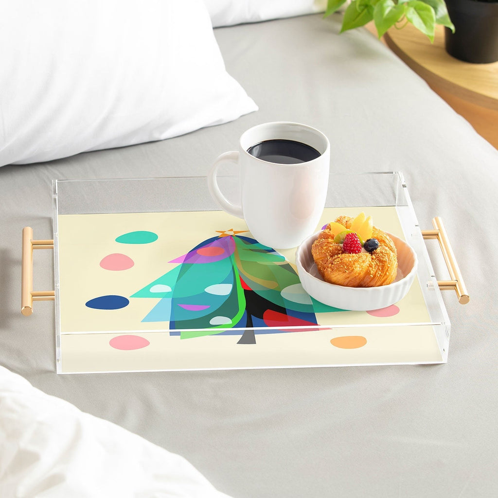 Mirimo Decorated Tree Acrylic Tray