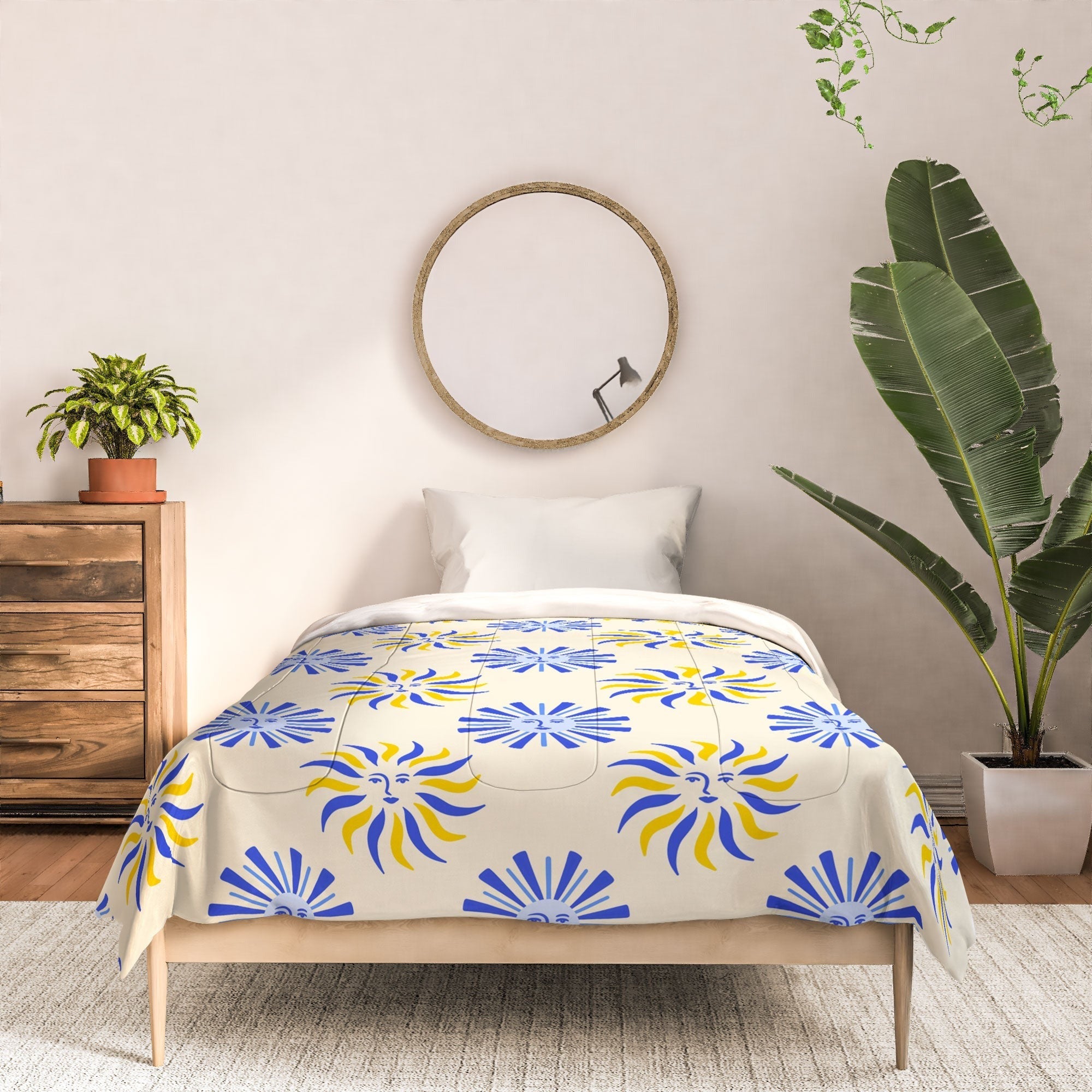 Design by Spark Dolce Vita Radial Sun Flames Comforter