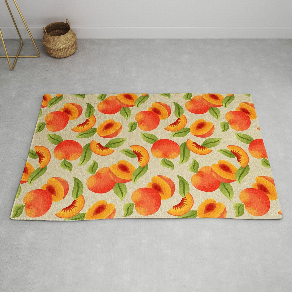 Jessica Molina Peach Pattern Area Rug