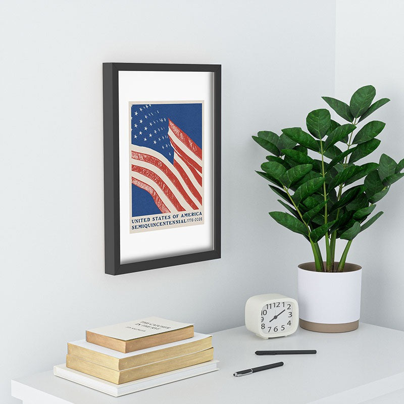 DENY Designs Stars n Stripes Semiquincentennial Recessed Framing Rectangle