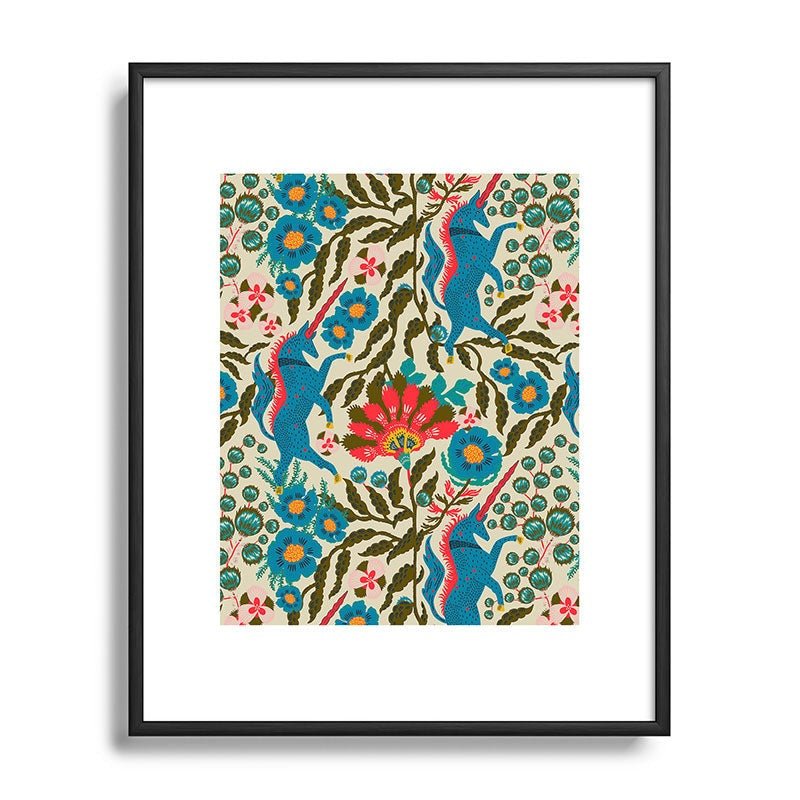 Holli Zollinger JOONIE LUNA UNI Metal Framed Art Print