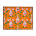 Design by Spark Rose Bubbly And Florals Rectangular Tray