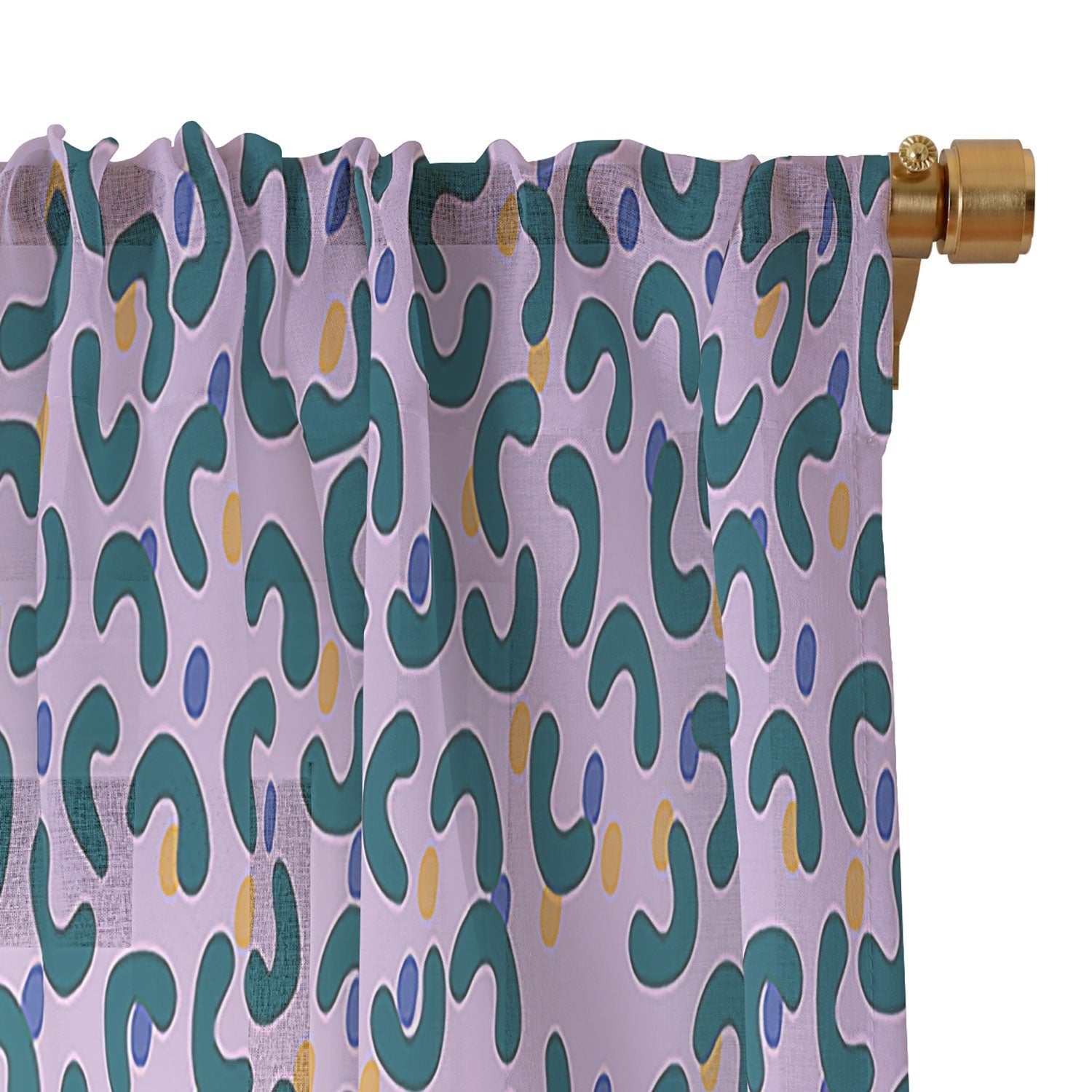 Camilla Foss Pebbles Mix Sheer Window Curtain