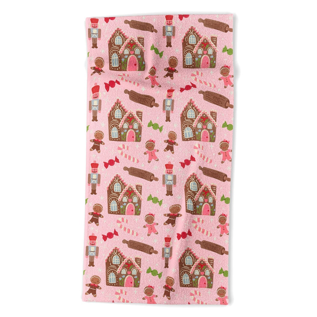carriecantwell Sweet Christmas Holidays Beach Towel