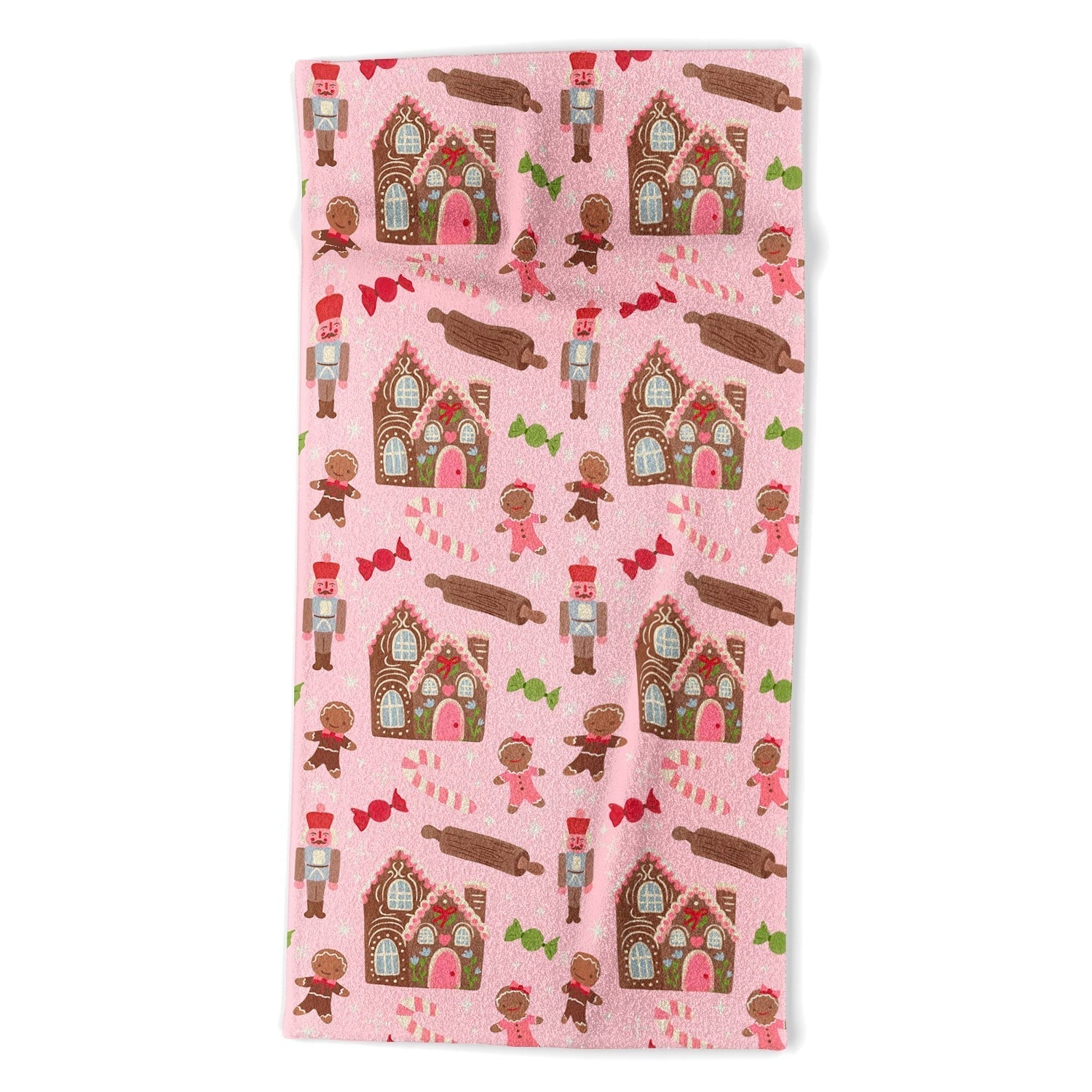 carriecantwell Sweet Christmas Holidays Beach Towel