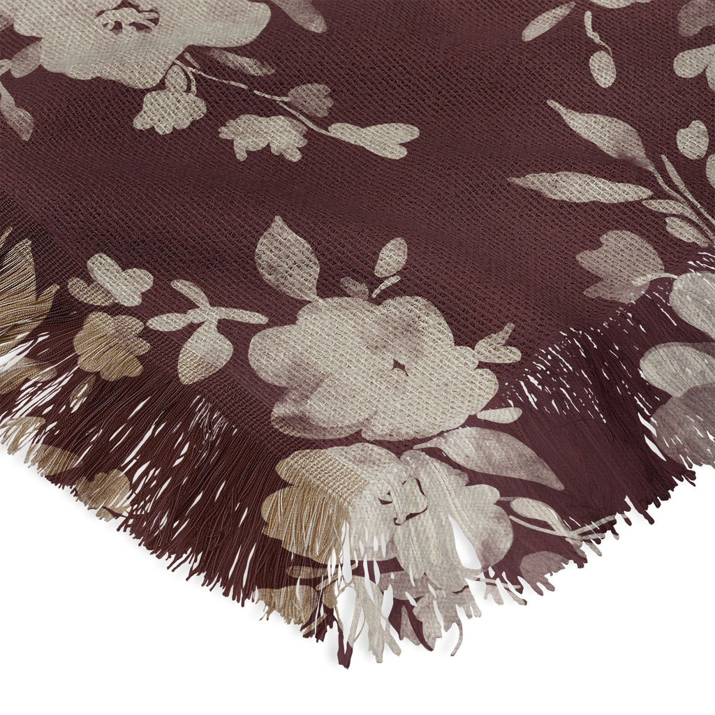 Marta Barragan Camarasa Antique Petal Romance Throw Blanket