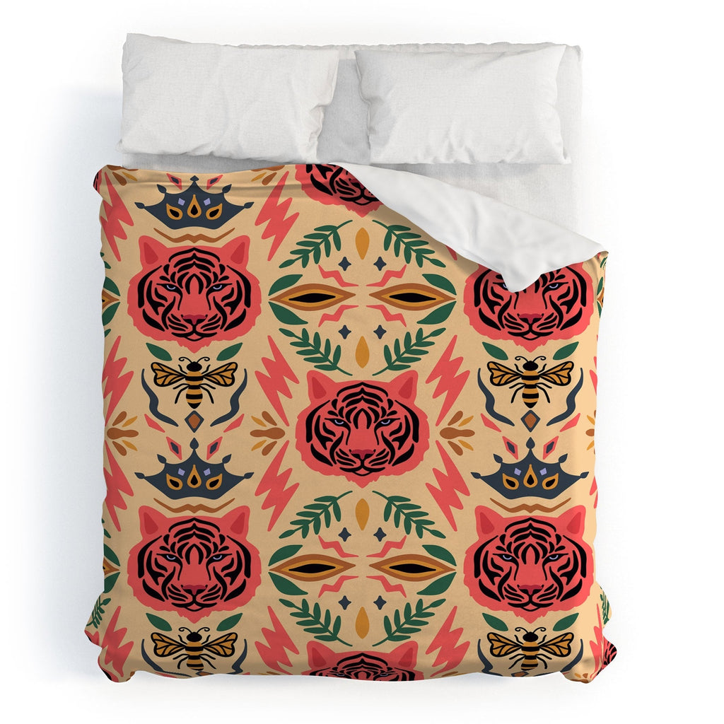 Design by Spark Tigress Queen Bee Duvet Cover