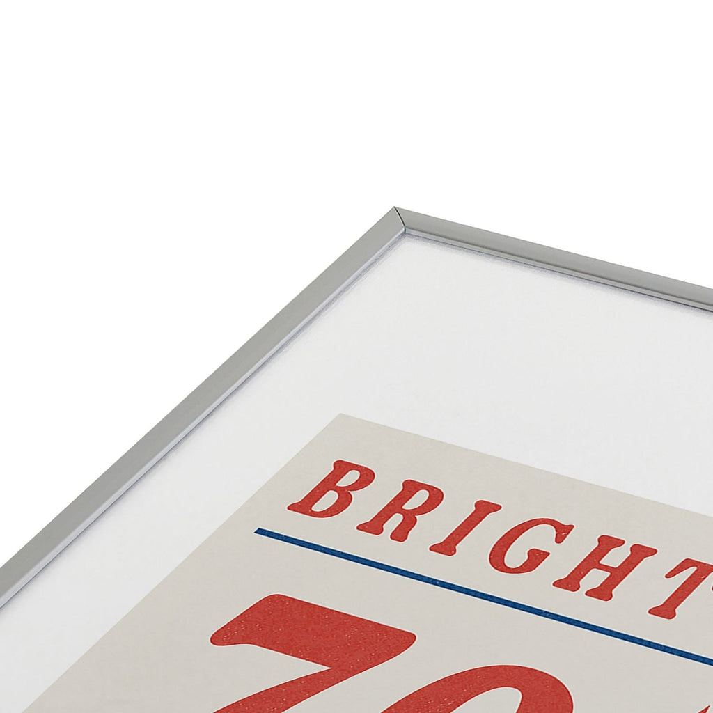DENY Designs Bright Stars Bright Stripes Metal Framed Art Print