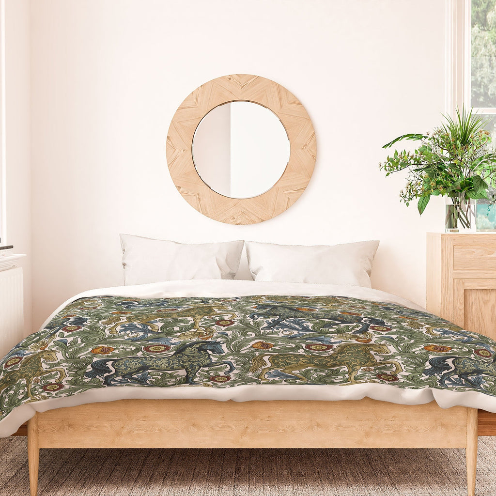 Marta Barragan Camarasa Renaissance Horse Garden Duvet Cover
