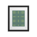 Marta Barragan Camarasa Nostalgic Grid Design Framed Art Print