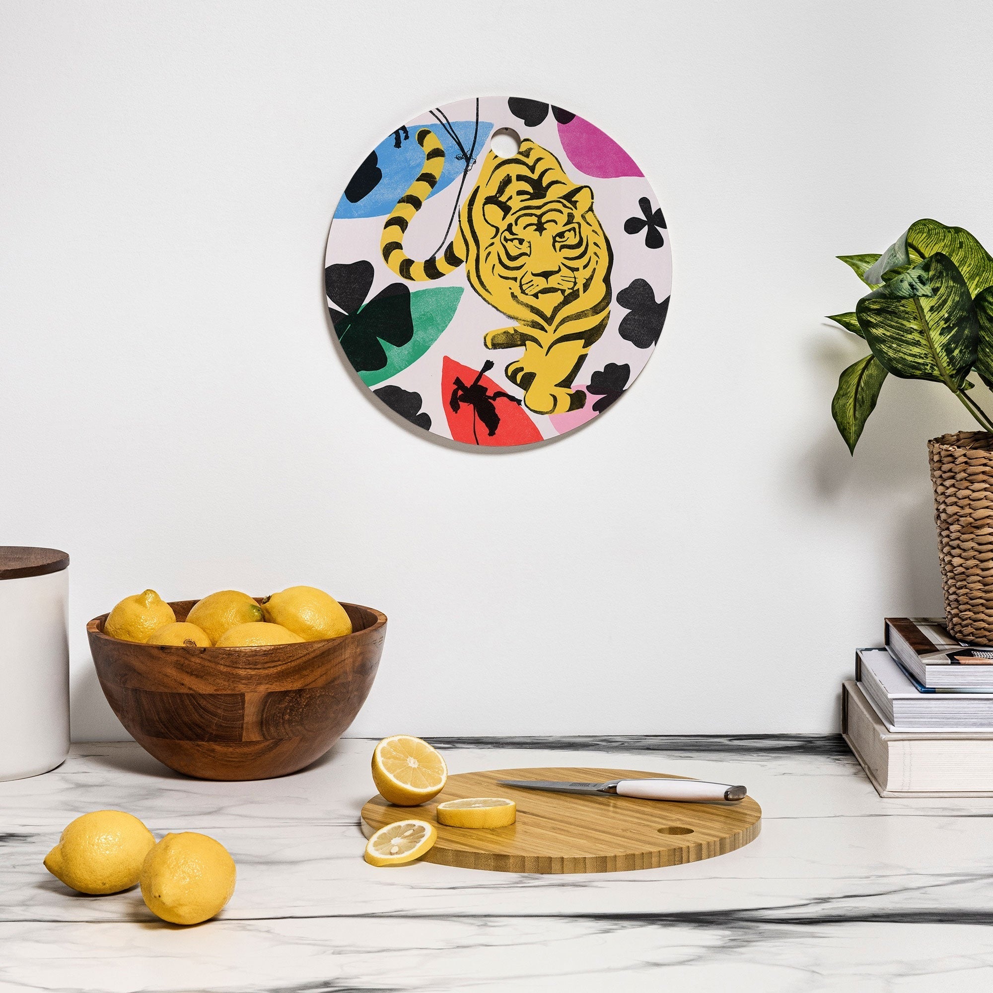 Garima Dhawan wild 3 Cutting Board Round