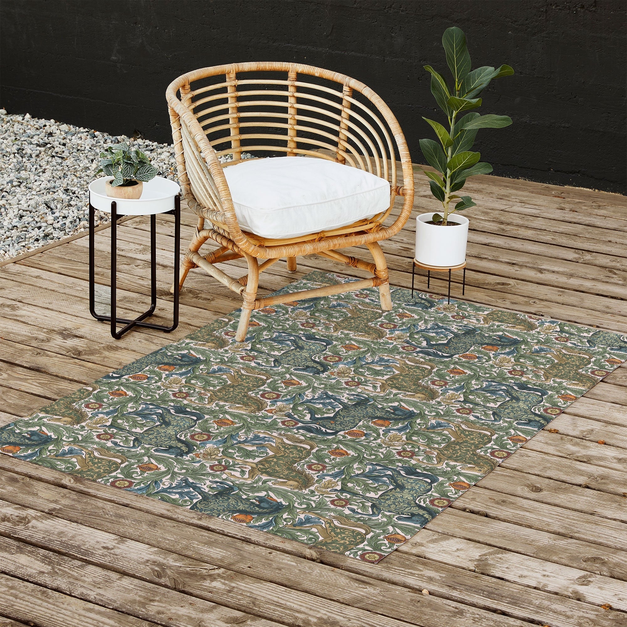 Marta Barragan Camarasa Renaissance Horse Garden Outdoor Rug