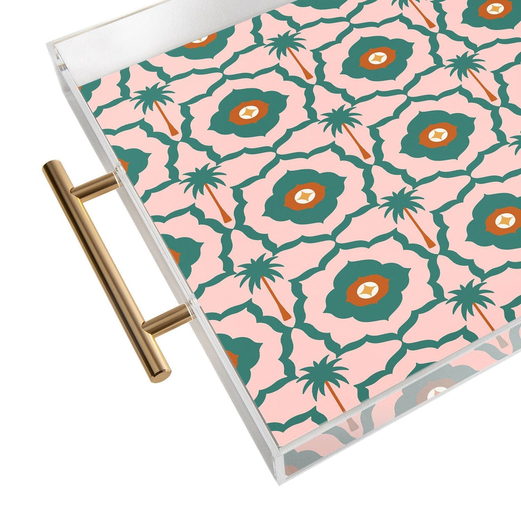 Design by Spark Mid Mod Palm Springs Acrylic Tray