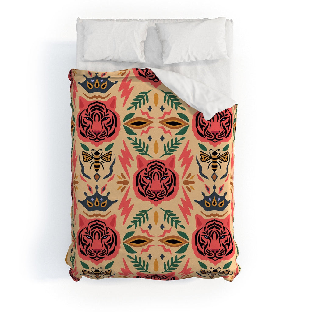 Design by Spark Tigress Queen Bee Duvet Cover