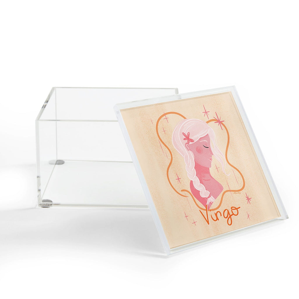Little Om Zodiac Sign Virgo Acrylic Box