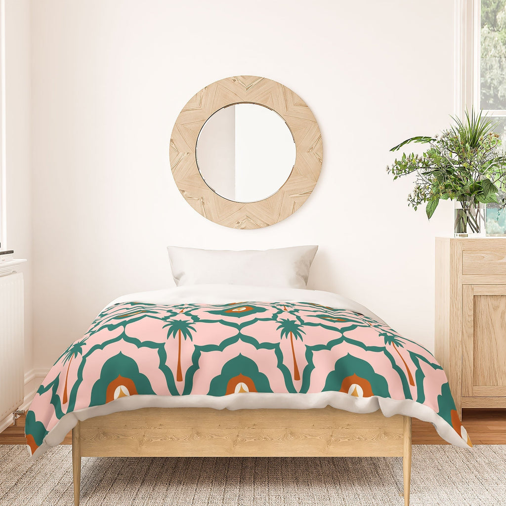 Design by Spark Mid Mod Palm Springs Duvet Cover