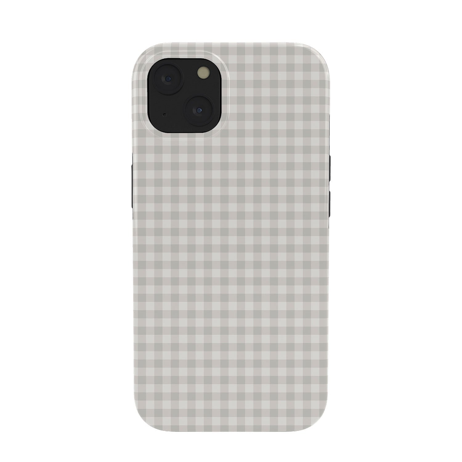 Colour Poems Gingham Plaid Pattern Cloud White Phone Case