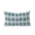Marta Barragan Camarasa Country Style Checks Oblong Throw Pillow