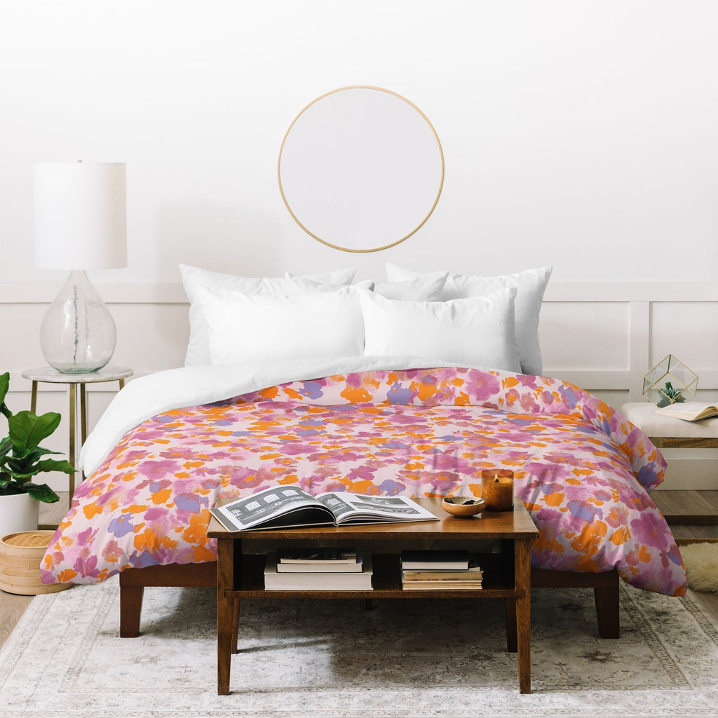 Gabriela Fuente Day Dreaming Watercolor Pink Duvet Cover