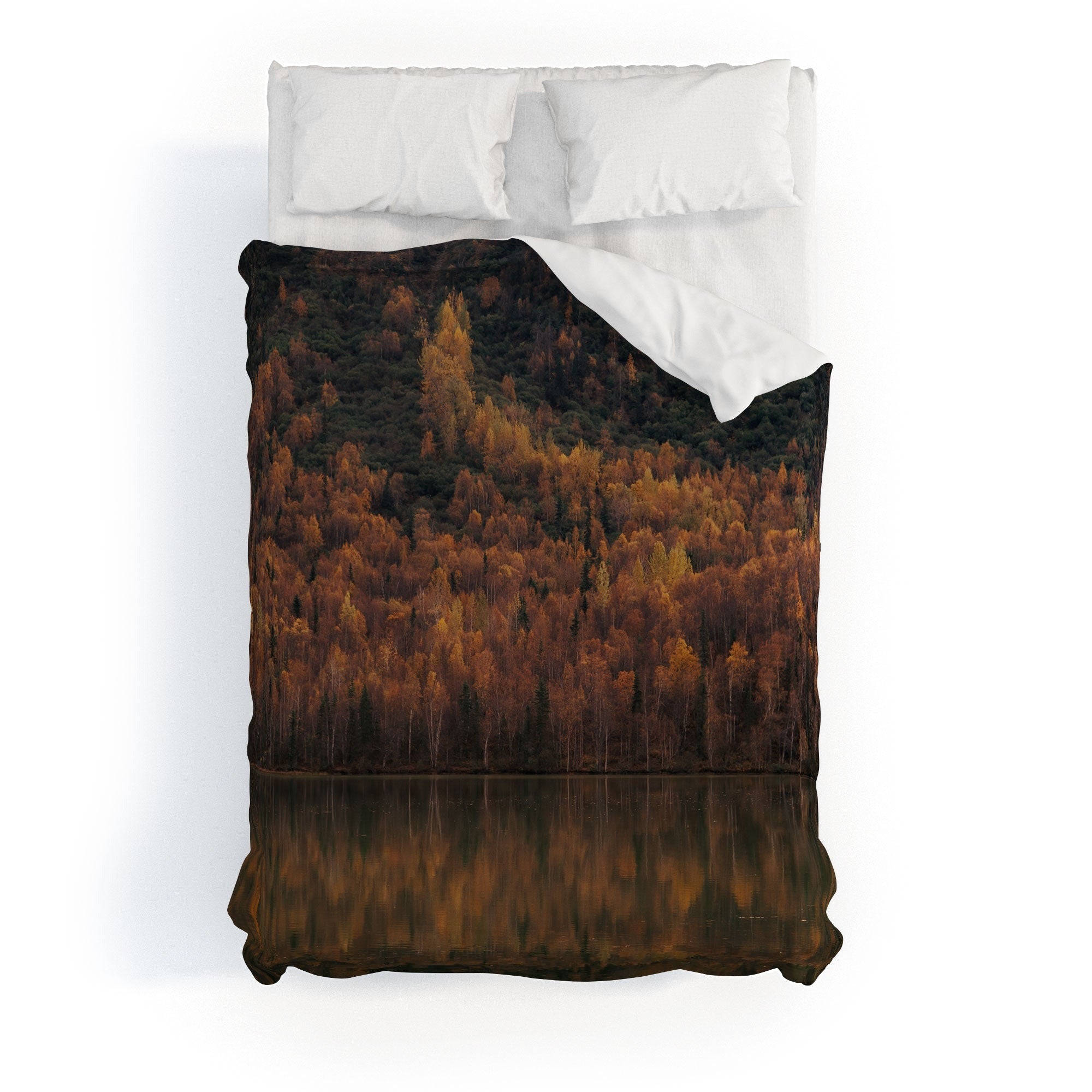 Hannah Kemp Fall Lake Duvet Cover