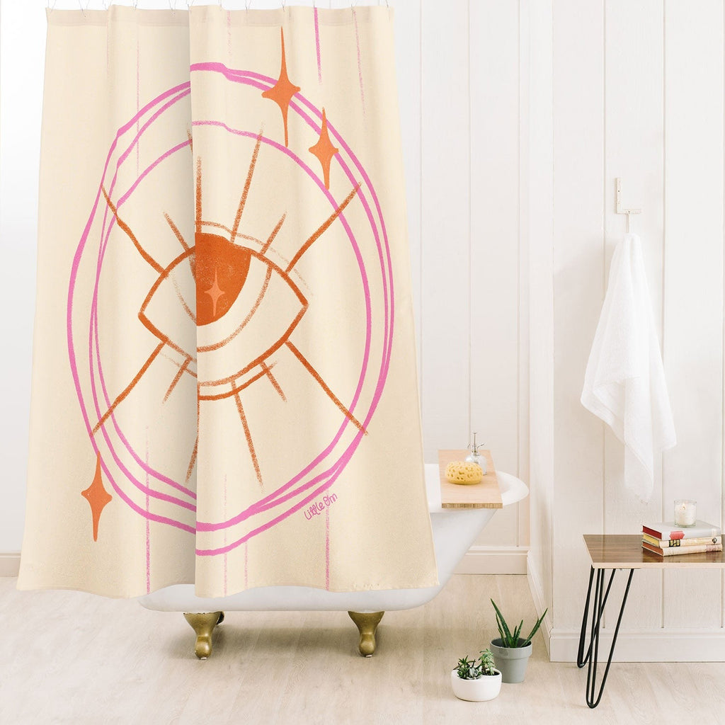 Little Om Celestial Eye cream Shower Curtain