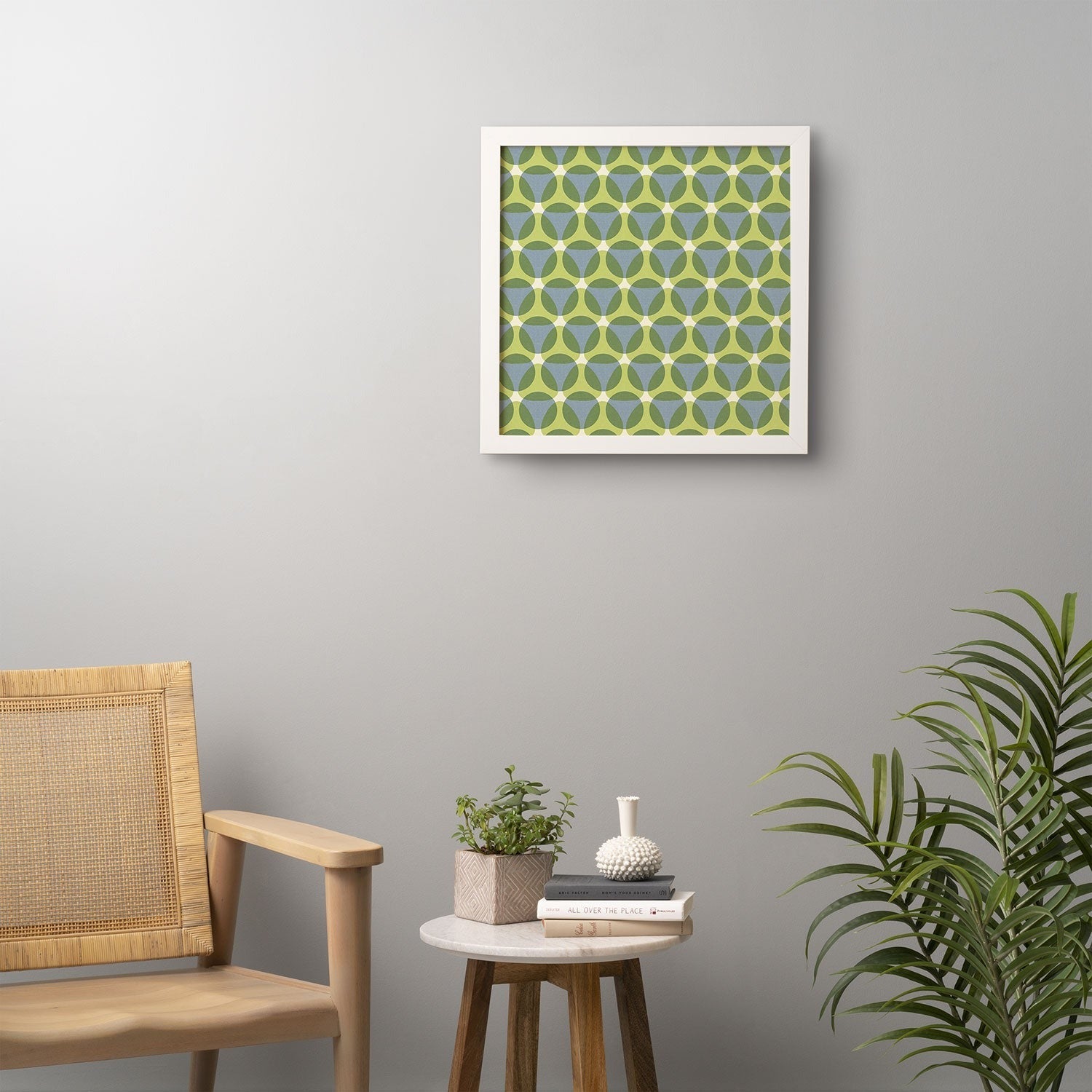 Marta Barragan Camarasa Stylish Retro Circle Framed Wall Art