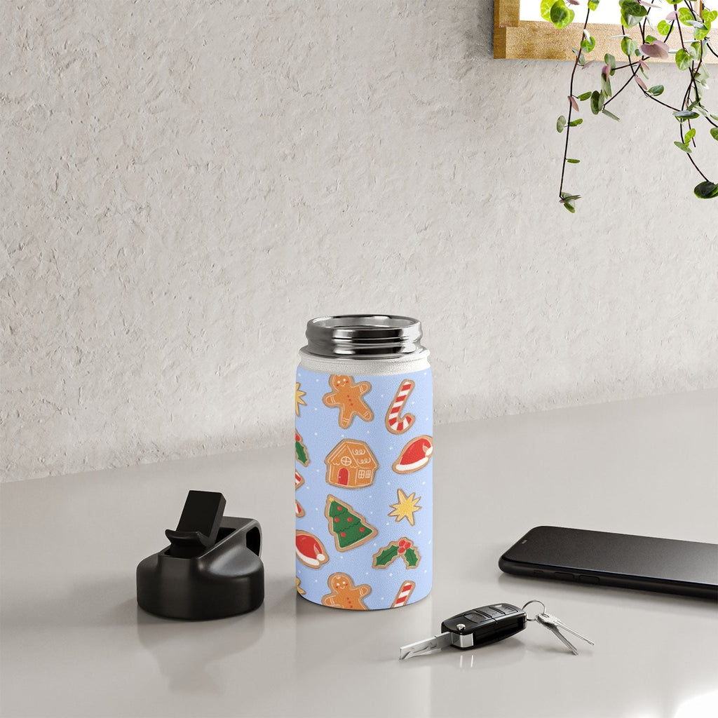 Love_Ryming Christmas Cookies Water Bottle