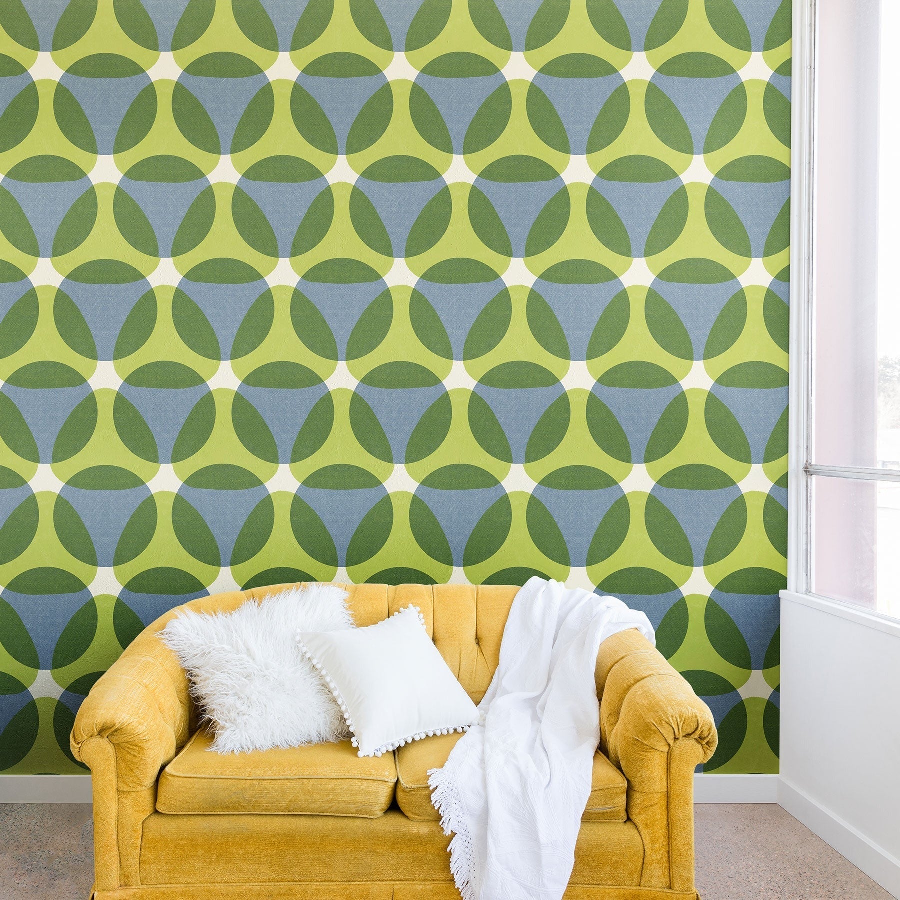 Marta Barragan Camarasa Stylish Retro Circle Wall Mural