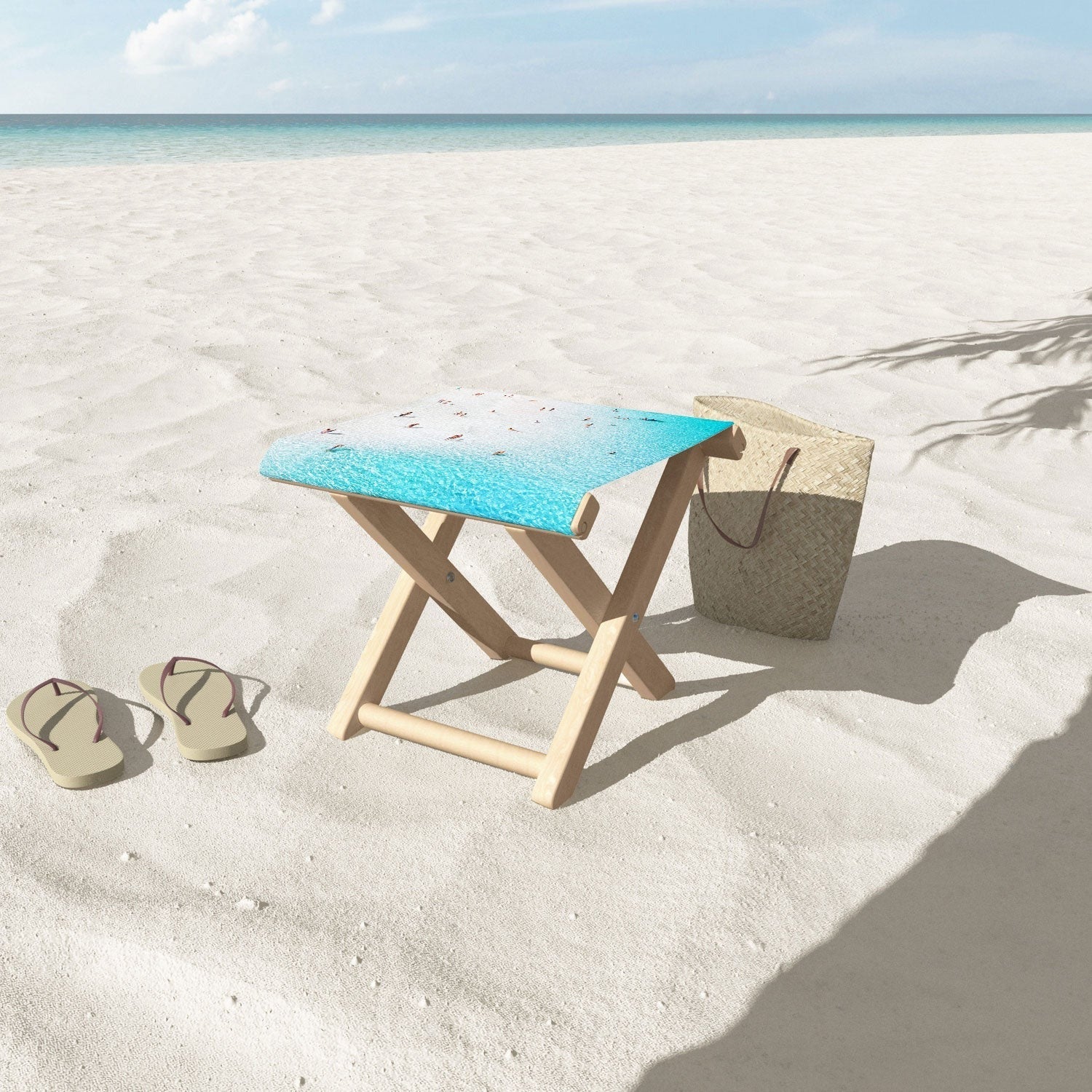 Gal Design Beach Daydream Folding Stool