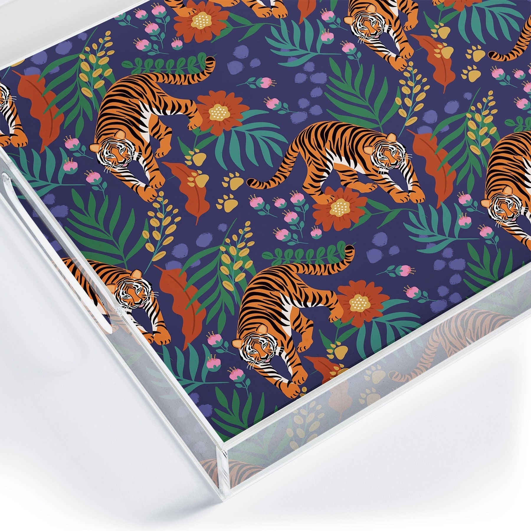 Design by Spark Tiger of the Glorious Jungle Acrylic Tray