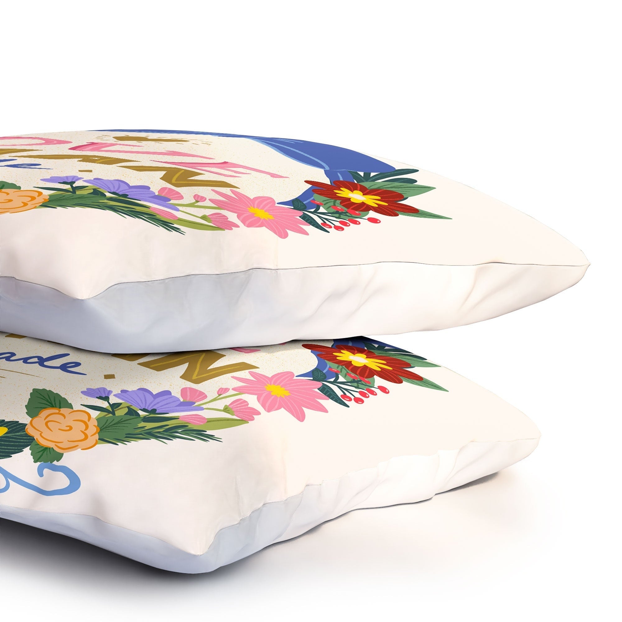 Design by Spark Love Human Made Floral Wreath Pillow Shams
