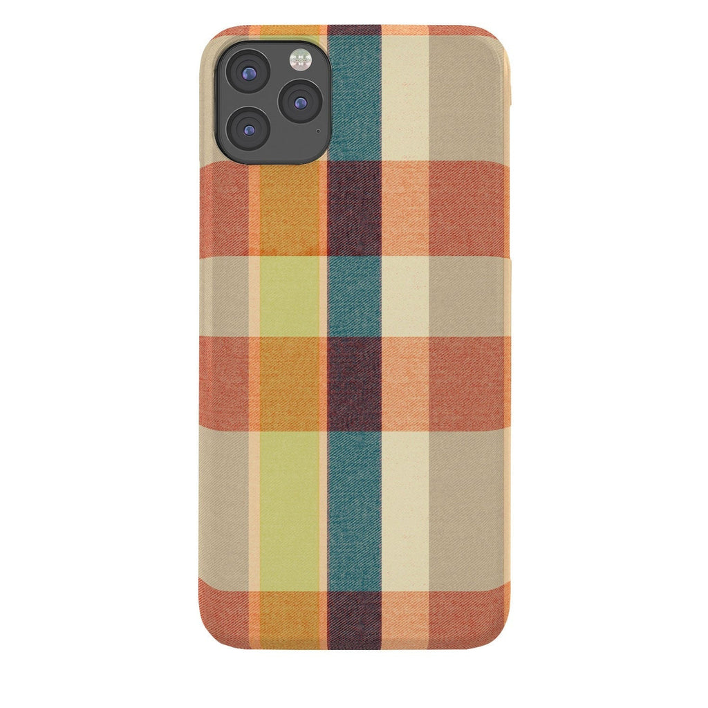Marta Barragan Camarasa Retro Picnic Plaid Warm Tones Phone Case
