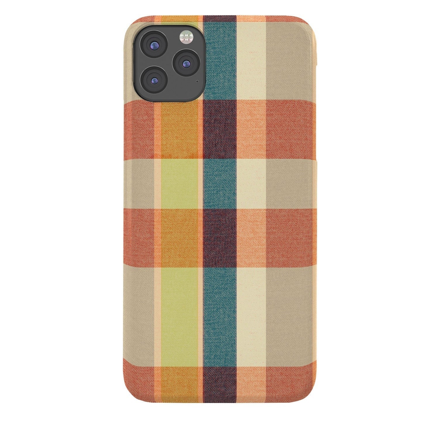 Marta Barragan Camarasa Retro Picnic Plaid Warm Tones Phone Case
