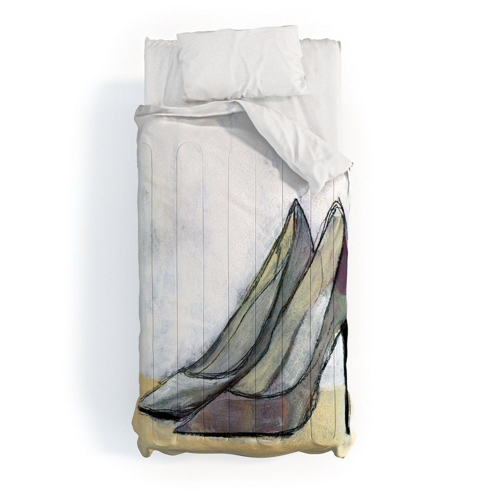 Sophia Buddenhagen Grey Stiletto Comforter