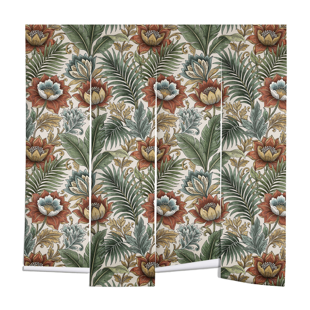 Marta Barragan Camarasa Retro Jungle Garden Wall Mural